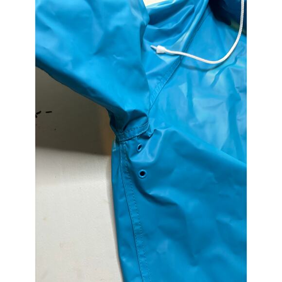 Vintage Blue J G Hook Rain Jacket Coat Sz Medium? AS IS - Picture 5 of 7